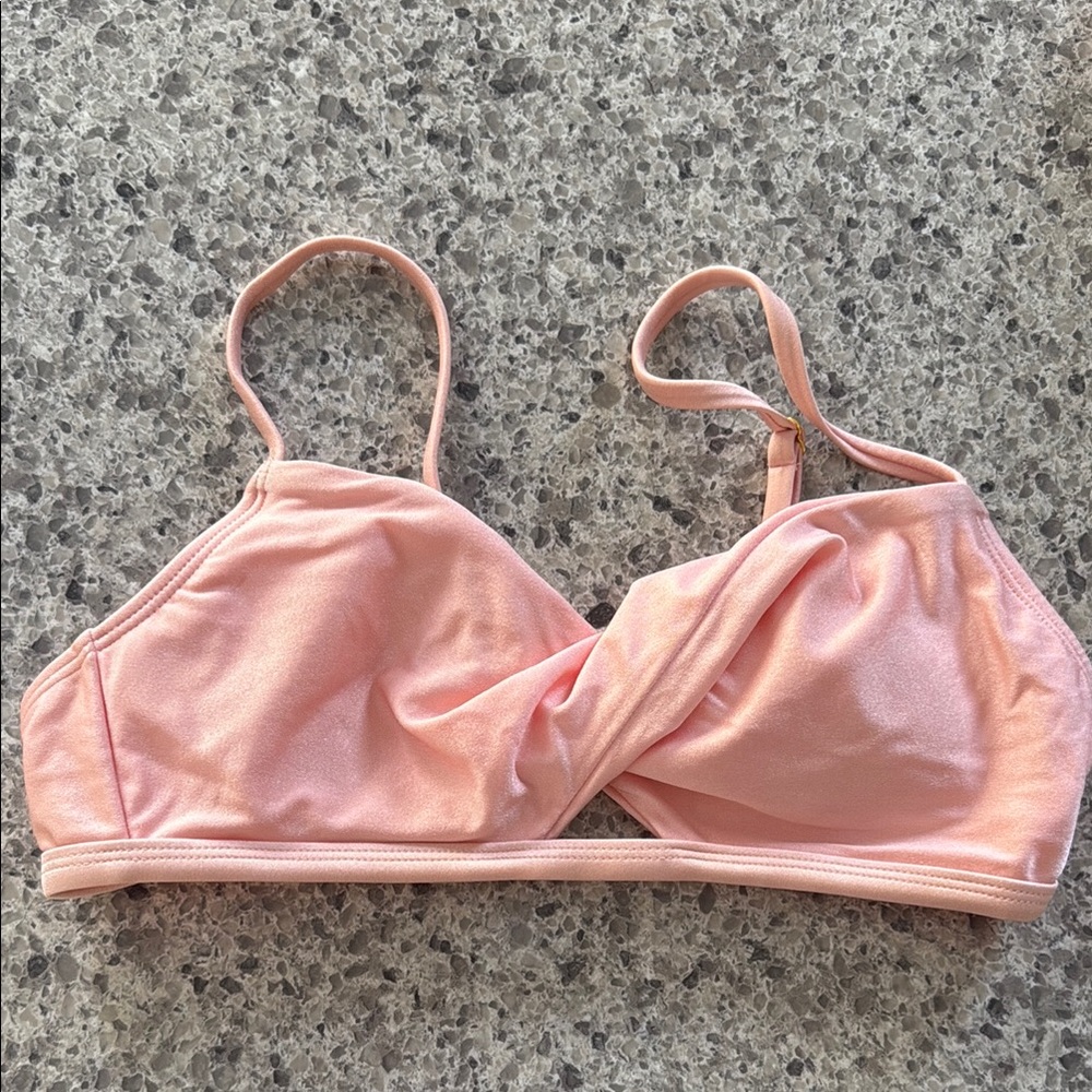 Shiny Light Pink Target Swim